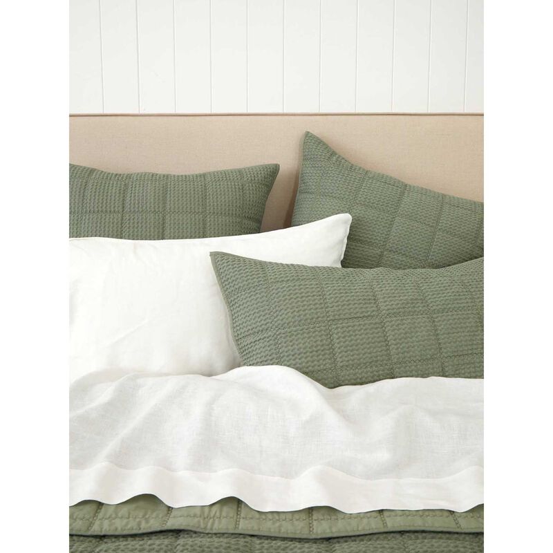 Wallace Cotton Sloane Cotton Waffle Standard Pillowcase image number 1